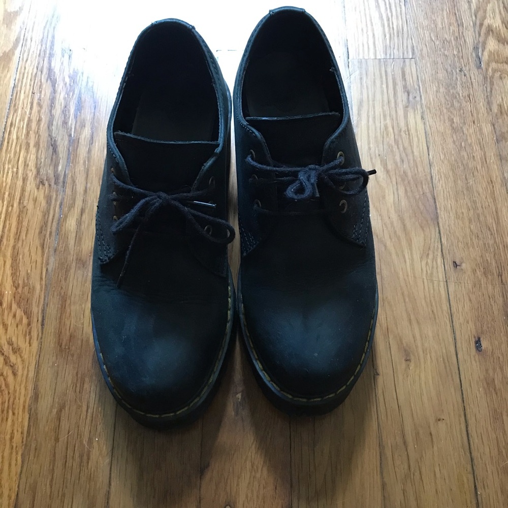 Dr Martens Shriver Low Heeled Boots Size 6 UK 4